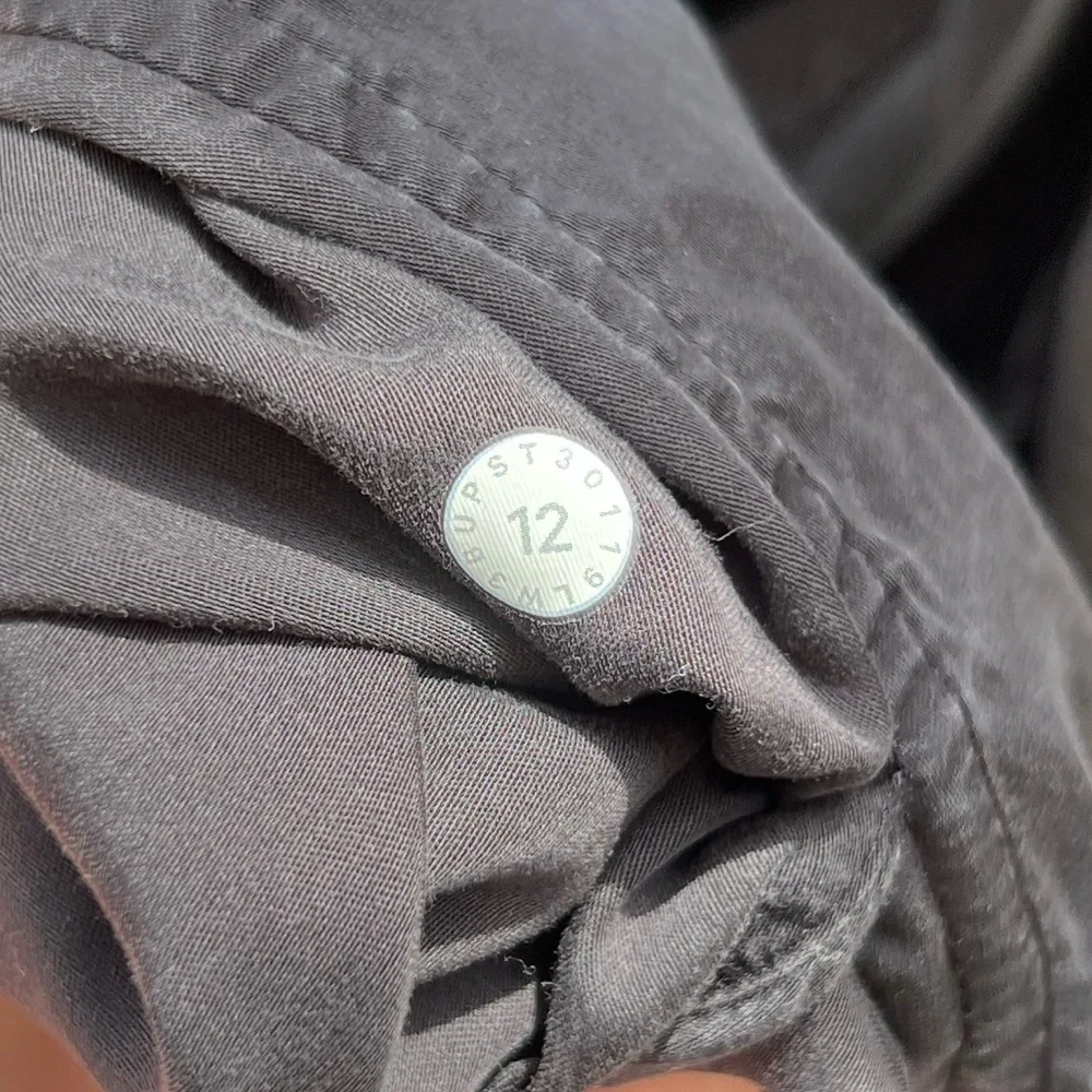 12 Lululemon City Stroll Black Cotton Jacket 100% Tencel Women’s Black
